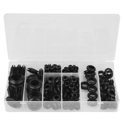Greensen 170pcs Black 714\1207\1588\1905\2223\2540mm Single Side Rubber Grommet Sealing Ring Set
Greensen 170pcs Black 714\1207\1588\1905\2223\2540mm Single Side Rubber Grommet Sealing Ring Set