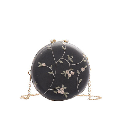 Mini Round Shoulder Bags For Women Designer Embroidery Flower Handbag Ladies Small Messenger Bag Clutch YJ
Mini Round Shoulder Bags For Women Designer Embroidery Flower Handbag Ladies Small Messenger Bag Clutch YJ