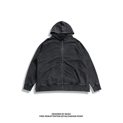 MIJKO mens&womens autumnwinter new high street long zipper hoodie with heavy industry slit on both sides
MIJKO mens&womens autumnwinter new high street long zipper hoodie with heavy industry slit on both sides