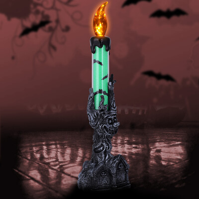 Halloween Simulation Flame Light Small Oil Lamp Candle Light Halloween Party Festival DecorHalloween Light