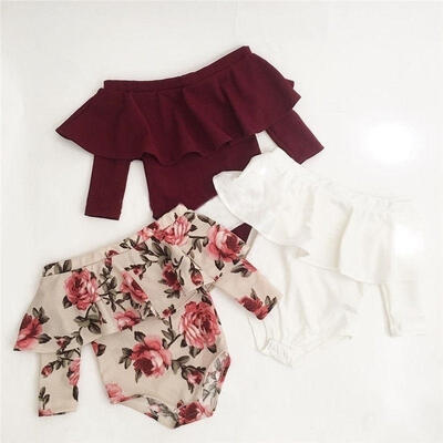 2018 Brand New Newborn Infant Baby Girls Off Shoulder Romper Bodysuit Jumpsuit Outfits Clothes Fit For 0-24M4 Colors to Choos
2018 Brand New Newborn Infant Baby Girls Off Shoulder Romper Bodysuit Jumpsuit Outfits Clothes Fit For 0-24M4 Colors to Choos
