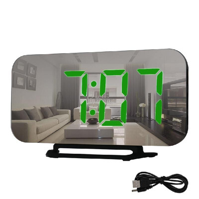 Creative Multifunctional LED Snooze Mirror Clock Electronic Digital Screen Plastics With Battery Mute Nightlight
Creative Multifunctional LED Snooze Mirror Clock Electronic Digital Screen Plastics With Battery Mute Nightlight