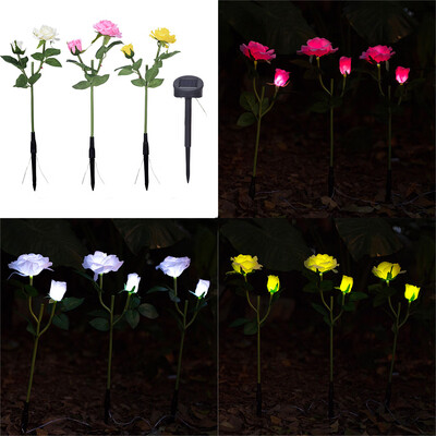 Siaonvr 3 Pack Solar Garden Lights Outdoor Decorative Rose Flowers LED Lights
Siaonvr 3 Pack Solar Garden Lights Outdoor Decorative Rose Flowers LED Lights