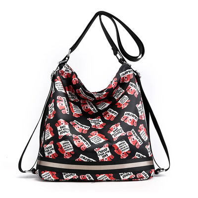 Multifunctional one-shoulder two-shoulder backpack Nylon Oxford fashion ladys light canvas bag
Multifunctional one-shoulder two-shoulder backpack Nylon Oxford fashion ladys light canvas bag