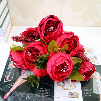 Fake Flowers Vintage Artificial Peony Silk Flowers Wedding Home DecorationPack of 1 champagne
Fake Flowers Vintage Artificial Peony Silk Flowers Wedding Home DecorationPack of 1 champagne