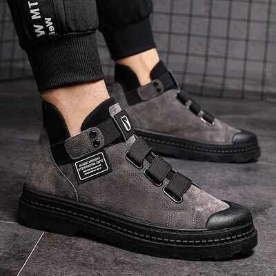 Mens shoes net red high-top shoes Korean version of the wild mens casual low to help Martin boots tide shoes
Mens shoes net red high-top shoes Korean version of the wild mens casual low to help Martin boots tide shoes