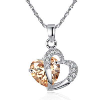 Heart Necklace Women Girl Pendant Necklace Silver Chain Jewelry Gift Holiday Seaside Beach Jewelry crystal
Heart Necklace Women Girl Pendant Necklace Silver Chain Jewelry Gift Holiday Seaside Beach Jewelry crystal
