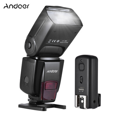 Andoer AD560 IV Pro 24G Wireless Universal On-camera Slave Speedlite Flash Light GN50 with Flash Trigger Color Filters Diffuser H
Andoer AD560 IV Pro 24G Wireless Universal On-camera Slave Speedlite Flash Light GN50 with Flash Trigger Color Filters Diffuser H