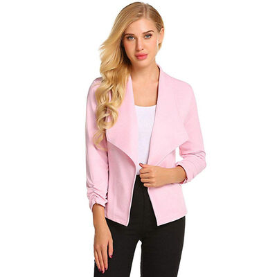 Women Fashion Blazer Concise Business Slim Fit Lapel Solid Color All-match Long Sleeve Blazers
Women Fashion Blazer Concise Business Slim Fit Lapel Solid Color All-match Long Sleeve Blazers