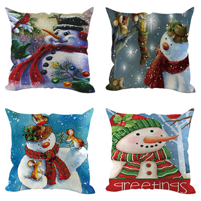 Tailored 4Pcs Christmas Pillow Cover Pillowcases Decorative Sofa Cushion Cover Decoration
Tailored 4Pcs Christmas Pillow Cover Pillowcases Decorative Sofa Cushion Cover Decoration