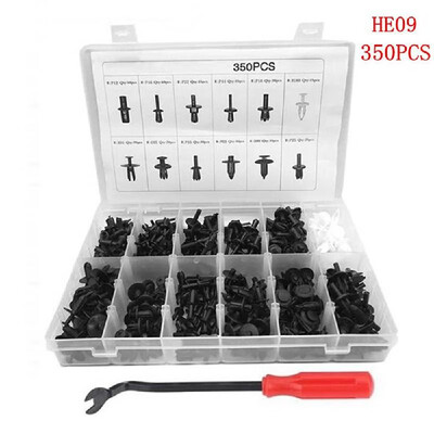 350PCS Universal Auto Body Push Retainer Pin Rivet Fasteners Trim Moulding Clip Automotive Expansion Screws Kit with Removal Tool
350PCS Universal Auto Body Push Retainer Pin Rivet Fasteners Trim Moulding Clip Automotive Expansion Screws Kit with Removal Tool