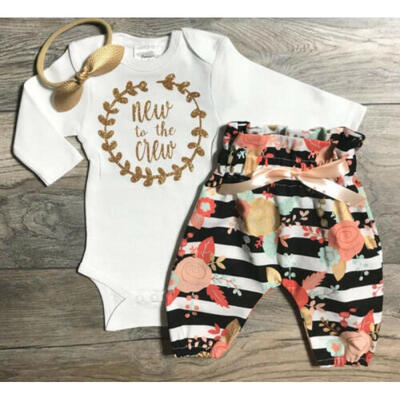 US Newborn Baby Girl Long Sleeve Romper Bodysuit Flower Leggings Clothes 0-18M
US Newborn Baby Girl Long Sleeve Romper Bodysuit Flower Leggings Clothes 0-18M