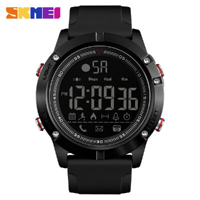 SKMEI 1425 Smart Watch Analog Digital Pedometer Calorie Fitness Tracker Watch Fashion Casual Sports Wristwatch 3ATM Waterproof Bac
SKMEI 1425 Smart Watch Analog Digital Pedometer Calorie Fitness Tracker Watch Fashion Casual Sports Wristwatch 3ATM Waterproof Bac