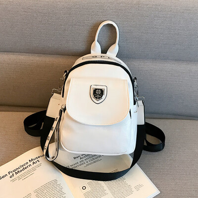 Double shoulder bag female bag new Korean version fashion rivet schoolbag leisure soft skin lady small backpack single shoulde
Double shoulder bag female bag new Korean version fashion rivet schoolbag leisure soft skin lady small backpack single shoulde