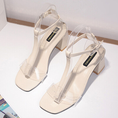 High-heeled shoes women 2019 summer new transparent thick toe buckle with net red sandals fashion fairy shoes
High-heeled shoes women 2019 summer new transparent thick toe buckle with net red sandals fashion fairy shoes