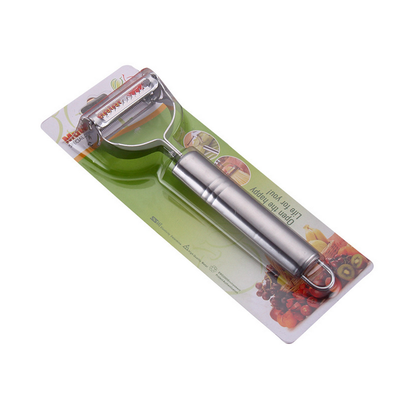 Stainless steel peeler planer creative multifunctional fruit peeling knife fruit&vegetable planing kitchen tool
Stainless steel peeler planer creative multifunctional fruit peeling knife fruit&vegetable planing kitchen tool