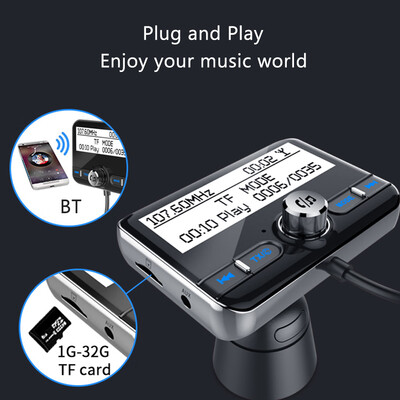 DAB002 DAB Digital Radio Receiver BT42 FM Transmitter LCD Display USB Charger for Car Only for Countries that have DAB Signal
DAB002 DAB Digital Radio Receiver BT42 FM Transmitter LCD Display USB Charger for Car Only for Countries that have DAB Signal