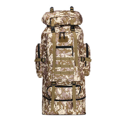 Tailored Large Capacity 100L Backpack Camouflage Outdoor Bag Travel Mountaineering Bag 
Tailored Large Capacity 100L Backpack Camouflage Outdoor Bag Travel Mountaineering Bag
