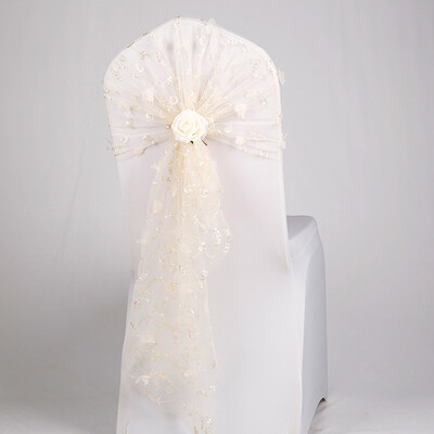 Chair Sash Bow Elastic Chair Ribbon Back Tie Bands Flower for Wedding Party Ceremony Banquet
Chair Sash Bow Elastic Chair Ribbon Back Tie Bands Flower for Wedding Party Ceremony Banquet