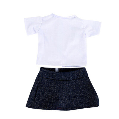 Tailored T-Shirt Skirt For 18 Inch American Boy Doll Accessory Girl Toy Clothing Set
Tailored T-Shirt Skirt For 18 Inch American Boy Doll Accessory Girl Toy Clothing Set