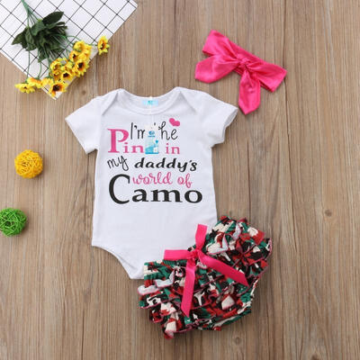 3Pcs Newborn Baby Girls Short Sleeve Romper Camo Tutu Shorts Outfits Set Clothes
3Pcs Newborn Baby Girls Short Sleeve Romper Camo Tutu Shorts Outfits Set Clothes