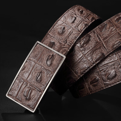 Guangzhou mens belt leather smooth buckle leather belt youth leisure business crocodile pattern belt men
Guangzhou mens belt leather smooth buckle leather belt youth leisure business crocodile pattern belt men