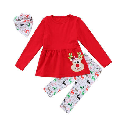Christmas Kids Baby Girls Tops Tulle Tutu Pants Leggings Outfits Long-Sleeve Set
Christmas Kids Baby Girls Tops Tulle Tutu Pants Leggings Outfits Long-Sleeve Set