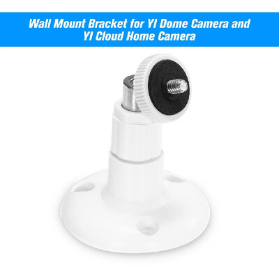 Wall Mount for YI Dome Camera&YI Cloud Home Camera Wall Mounted Bracket Holder Full Install Kit Height&Angle Adjustment fo 
Wall Mount for YI Dome Camera&YI Cloud Home Camera Wall Mounted Bracket Holder Full Install Kit Height&Angle Adjustment fo