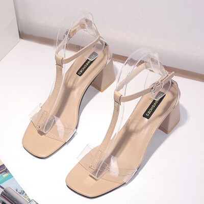 High-heeled shoes women 2019 summer new transparent thick toe buckle with net red sandals fashion fairy shoes
High-heeled shoes women 2019 summer new transparent thick toe buckle with net red sandals fashion fairy shoes