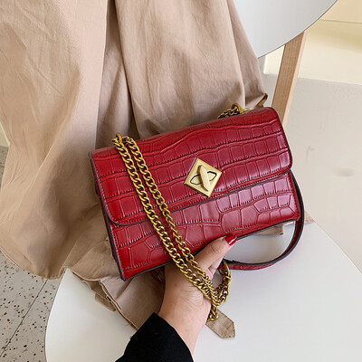 Autumn&winter senior retro small bag women 2019 new tide Korean style chain Messenger bag temperament small square bag