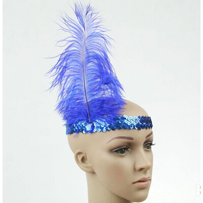 Feather Headband 1920s Flapper Sequin Headpiece Costume Head Band Party Favor Headwear
Feather Headband 1920s Flapper Sequin Headpiece Costume Head Band Party Favor Headwear