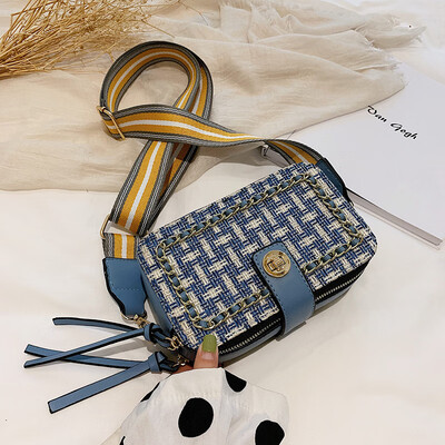Korean version of Joker small bag personality broadband woven small square bag new 2019ins womens shoulder bag Messenger bag
Korean version of Joker small bag personality broadband woven small square bag new 2019ins womens shoulder bag Messenger bag