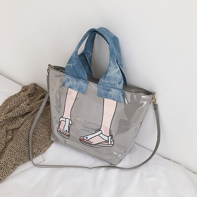 New big bag female 2019 new Korean version of the wild single shoulder slung portable fashion printing large capacity tote bag
New big bag female 2019 new Korean version of the wild single shoulder slung portable fashion printing large capacity tote bag