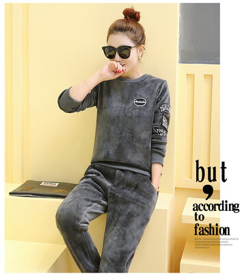 Autumn&winter new Korean lady golden fleece leisure sport set plus plush&thickening fashionable sweater set for two pieces
Autumn&winter new Korean lady golden fleece leisure sport set plus plush&thickening fashionable sweater set for two pieces