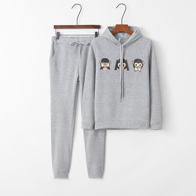 Tailored Women Solid Color Hooded Sweatshirt&pant Tracksuit Sport Suit
Tailored Women Solid Color Hooded Sweatshirt&pant Tracksuit Sport Suit