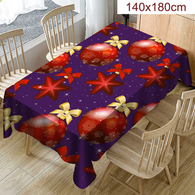 Tailored Christmas Tablecloth Print Rectangle Table Cover Holiday Party Home Decor
Tailored Christmas Tablecloth Print Rectangle Table Cover Holiday Party Home Decor