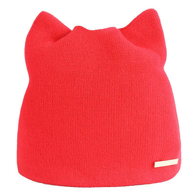 Fashion Women Winter Warm Hat Cat Ear Beanies Cap Solid Color Knitted Hats 
Fashion Women Winter Warm Hat Cat Ear Beanies Cap Solid Color Knitted Hats