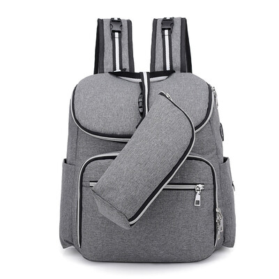 Backpack multi-function maternal&child Mummy bag large-capacity out travel bag charging headphone hole backpack
Backpack multi-function maternal&child Mummy bag large-capacity out travel bag charging headphone hole backpack