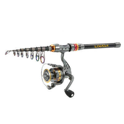 Lixada Telescopic Fishing Rod&Reel Combo Full Kit Spinning Fishing Reel Gear Organizer Pole Set with 100M Fishing Line Lures H
Lixada Telescopic Fishing Rod&Reel Combo Full Kit Spinning Fishing Reel Gear Organizer Pole Set with 100M Fishing Line Lures H