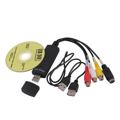 Black EasyCAP USB Video Adapter With Audio