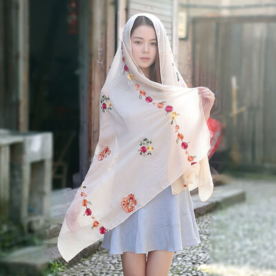 Summer new national wind cashew flower cotton&linen scarf sunscreen shawl retro embroidered silk scarf female shawl wholesale
Summer new national wind cashew flower cotton&linen scarf sunscreen shawl retro embroidered silk scarf female shawl wholesale