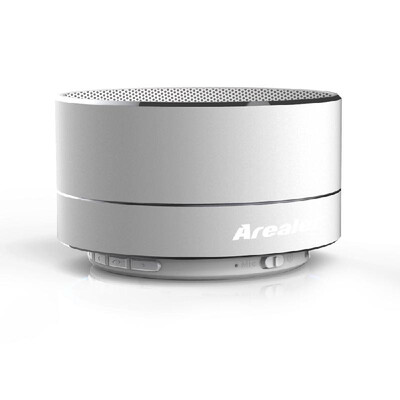 Arealer A10 Mini Metal Speaker Bluetooth Stereo Speaker FM Radio w LED Lamp Mobile Loudspeaker Hands-free w Mic TF Card Slot Sil
Arealer A10 Mini Metal Speaker Bluetooth Stereo Speaker FM Radio w LED Lamp Mobile Loudspeaker Hands-free w Mic TF Card Slot Sil