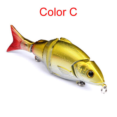 Lifelike Fishing Lure Quality Fishing Bait 3D Fishing Tackle 4 Color Jointed lures 221g129cm Swim Lure
Lifelike Fishing Lure Quality Fishing Bait 3D Fishing Tackle 4 Color Jointed lures 221g129cm Swim Lure