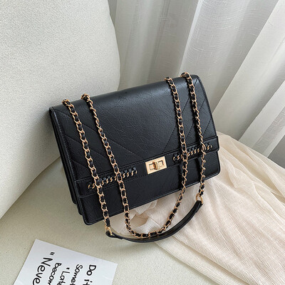 Qiao Bani 2019 new European&American style fashion street shooting solid color chain flip cover shoulder slant diagonal trend handbags
Qiao Bani 2019 new European&American style fashion street shooting solid color chain flip cover shoulder slant diagonal trend handbags