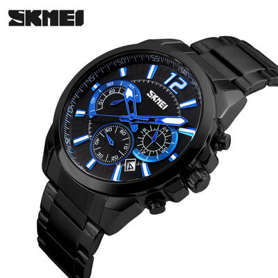 SKMEI 9108 Male Quartz Watch Casual Waterproof Business Wristwatch Multifunctional Stopwatch For Men
SKMEI 9108 Male Quartz Watch Casual Waterproof Business Wristwatch Multifunctional Stopwatch For Men