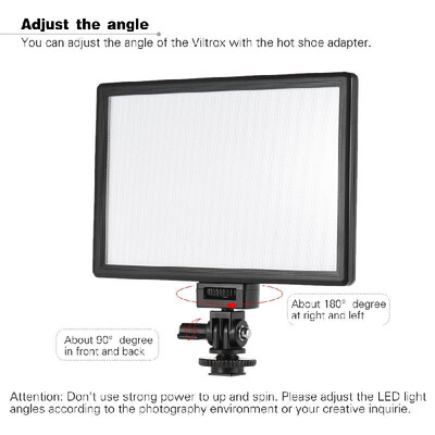 Viltrox L116B Professional Ultra-thin LED Video Light Photography Fill Light Adjustable Brightness Max Brightness 1002LM 5400K CRI
Viltrox L116B Professional Ultra-thin LED Video Light Photography Fill Light Adjustable Brightness Max Brightness 1002LM 5400K CRI