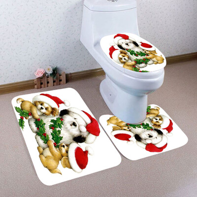 Tailored 3PCS Christmas Bathroom Non-Slip Pedestal Rug Lid Toilet Cover Bath Mat Set
Tailored 3PCS Christmas Bathroom Non-Slip Pedestal Rug Lid Toilet Cover Bath Mat Set