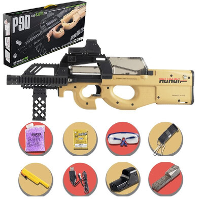 P90 Electric Water Cannon Simulates Outdoor CS Versus Childrens Gift Kids Cap Pistol Safe Peashooter
P90 Electric Water Cannon Simulates Outdoor CS Versus Childrens Gift Kids Cap Pistol Safe Peashooter