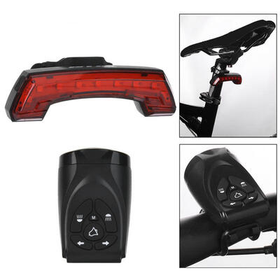 Greensen USB Rechargeable Bicycle Taillight Wireless Remote Control Steering Turn Signal Lamp with Horn
Greensen USB Rechargeable Bicycle Taillight Wireless Remote Control Steering Turn Signal Lamp with Horn