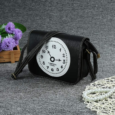 New Fashion Women PU Crossbody Bag Clock Print Zipper Casual Vintage Small Shoulder Messenger Bags
New Fashion Women PU Crossbody Bag Clock Print Zipper Casual Vintage Small Shoulder Messenger Bags